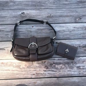SOLD ❤️Coach Purse and Wallet Set PRICE FIRM